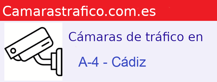 Cámaras dgt en la A-4 en la provincia de Cádiz